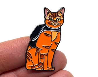 Pin&#39;s Stray pour PC / PS, chat errant 1,5&quot; en émail et aimant - Ps / Pc Gaming Art - Pin&#39;s gaming