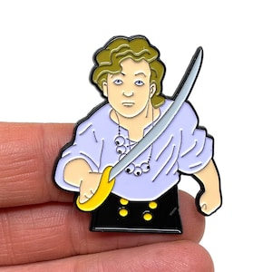The Secret of Monkey Island, Guybrush Threepwood, box art 2” enamel pin and magnet - Graphic Adventure PC Retro Gaming