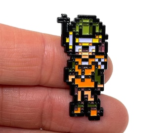 Chrono Trigger for SNES, Lucca 1.4” enamel pin and magnet - Classic SNES retro gaming art