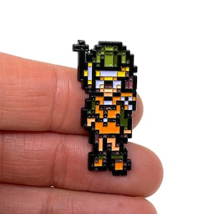 Chrono Trigger for SNES, Lucca 1.4” enamel pin and magnet - Classic SNES retro gaming art