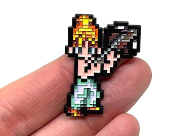 Chrono Trigger for SNES - Marle 1.5" enamel pin or magnet - Classic SNES retro gaming art