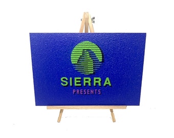 Sierra Online themed 8"x12" Cork Board - Starter Series Cork Board - comes with 1 pin of your choice - sierra online - retro gaming