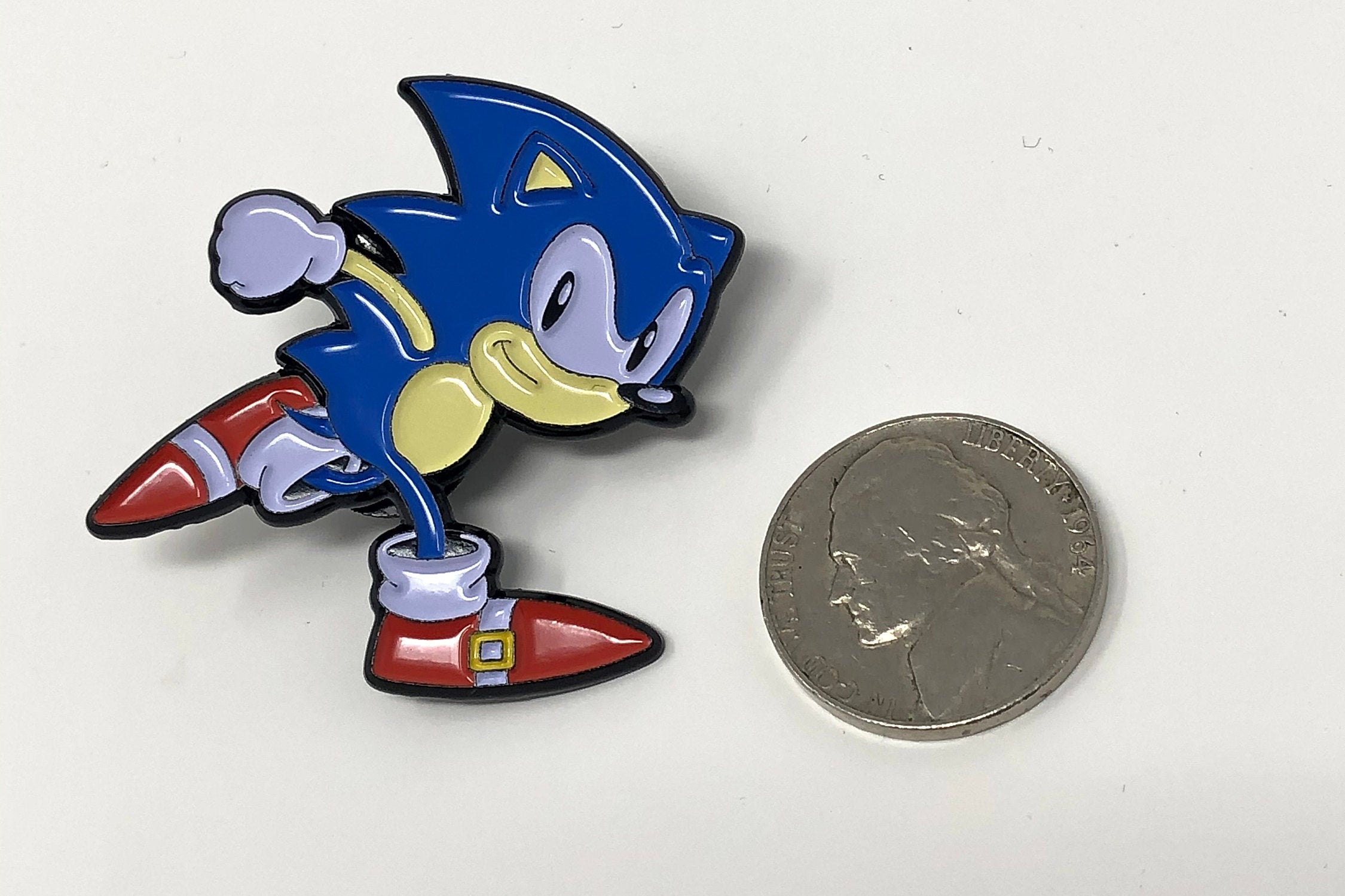 Metal Sonic 1.75 enamel pin by Keeeff Co. — House of 1000 Pins