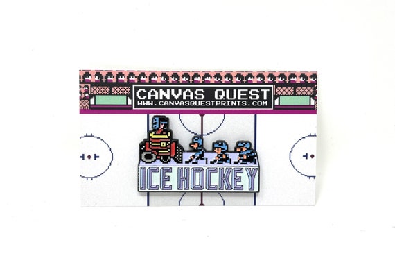 Vintage Hockey Poster Women's T-Shirt by Andrew Fare - Pixels