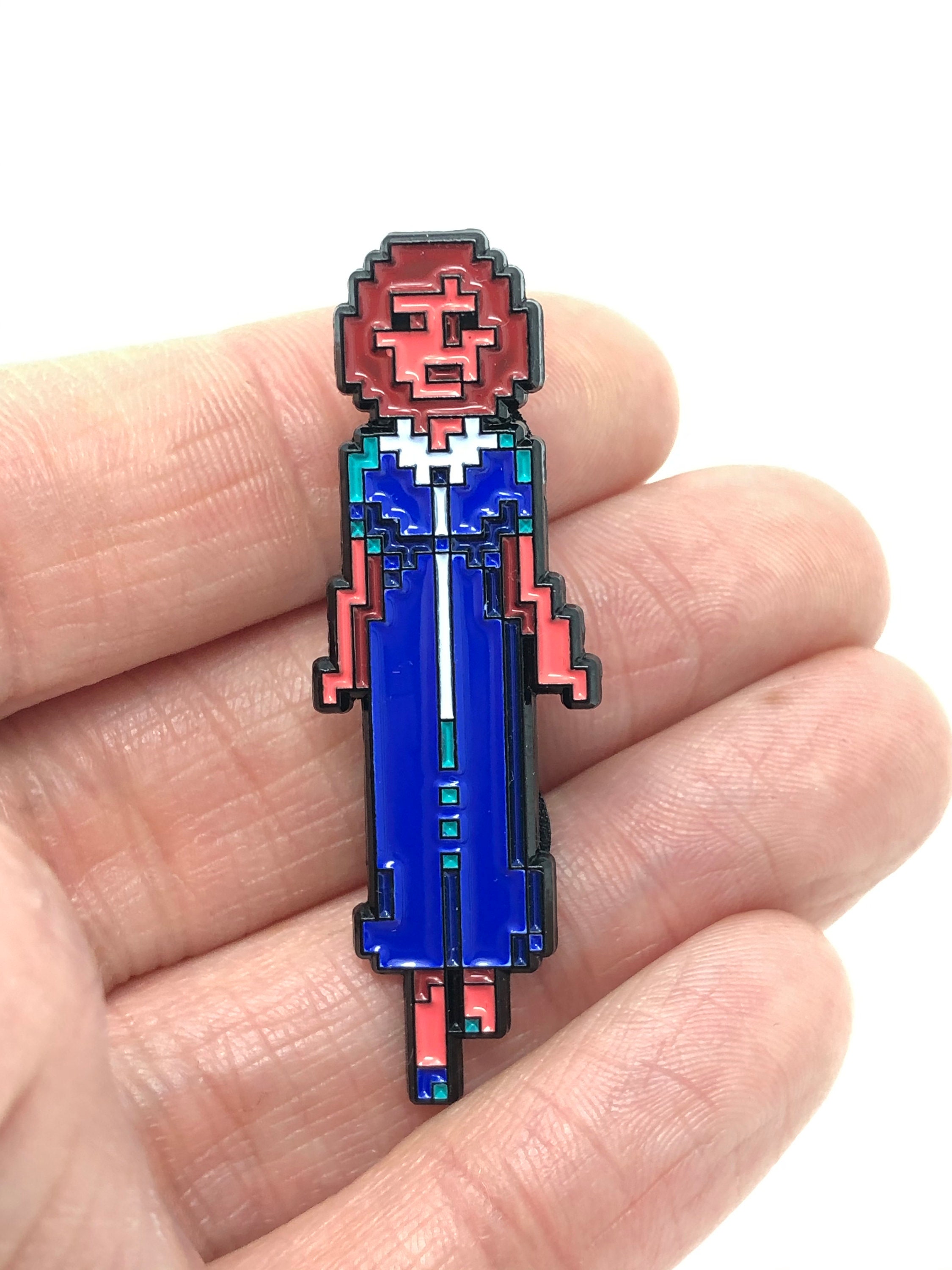 The Colonel's Bequest - Laura Bow enamel pin or magnet - Sierra On-Line Retro game art - PC Gaming