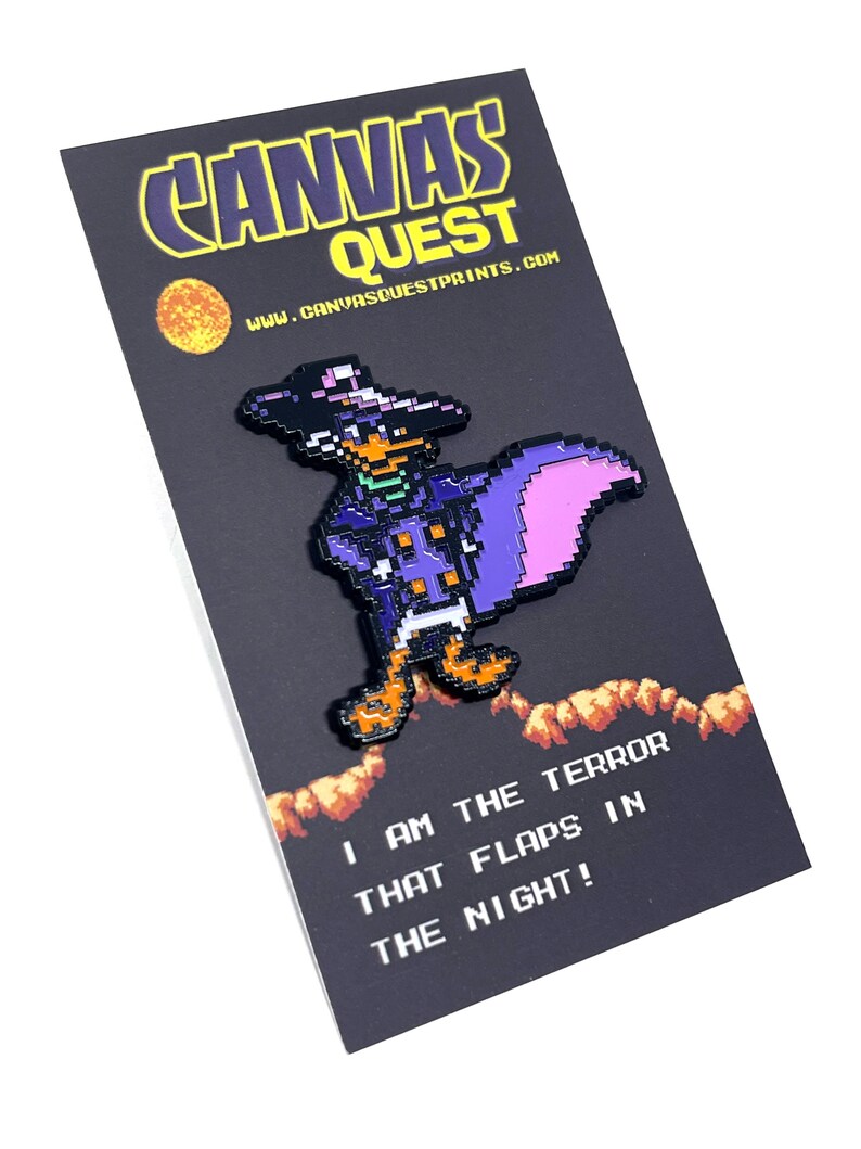 Darkwing Duck for NES Darkwing Duck 1.5 Enamel Pin and Etsy