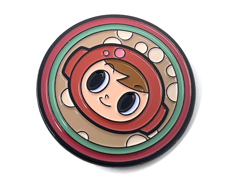 Mr. Driller, Mr. Driller box art logo 1.5 enamel pin and magnet PS / Arcade retro gaming art retro gamer enamel pins image 7