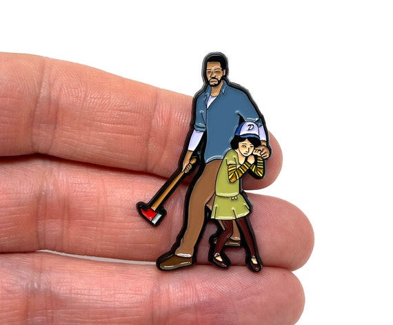 The Walking Dead Lee and Clementine Enamel Pin and Magnet - Etsy Australia