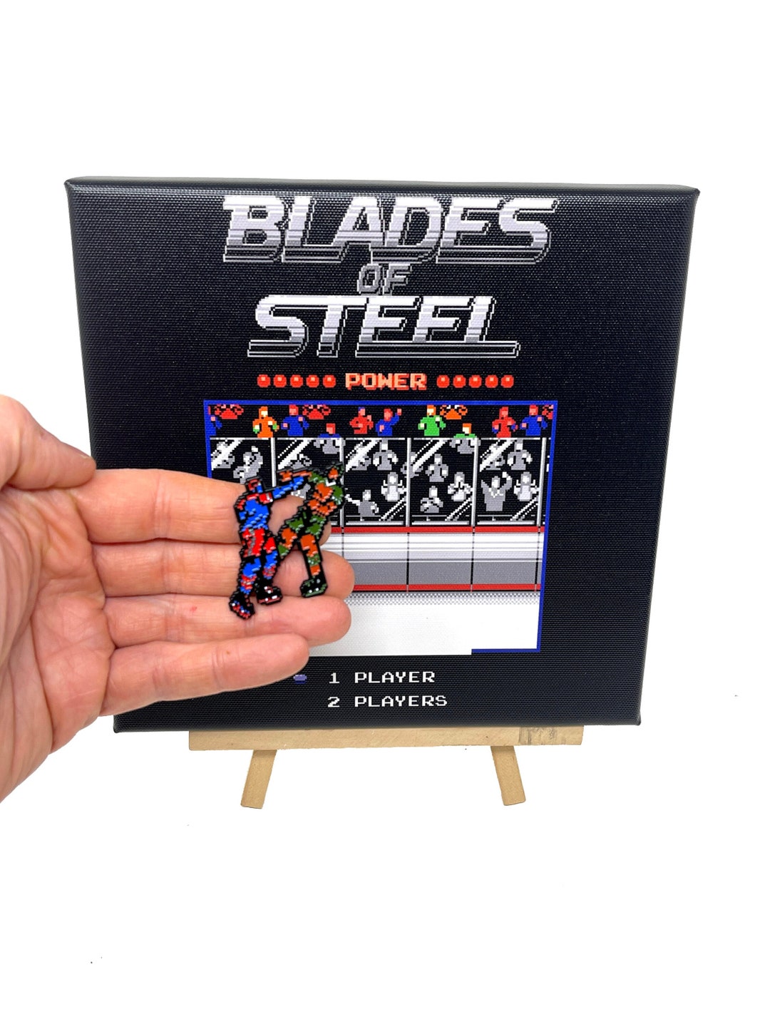 Blades of Steel for NES Hockey Player Throw Down Etsy