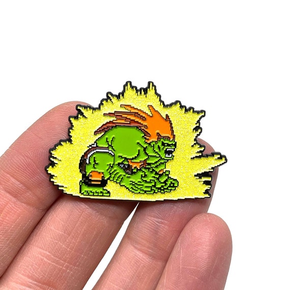 STREET FIGHTER 'Blanka Electric Thunder' enamel pin badge