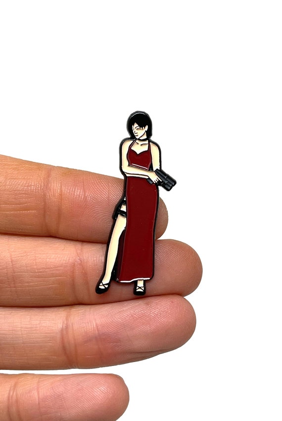 Resident Evil Ada Wong 1.75 Enamel Pin or Magnet 