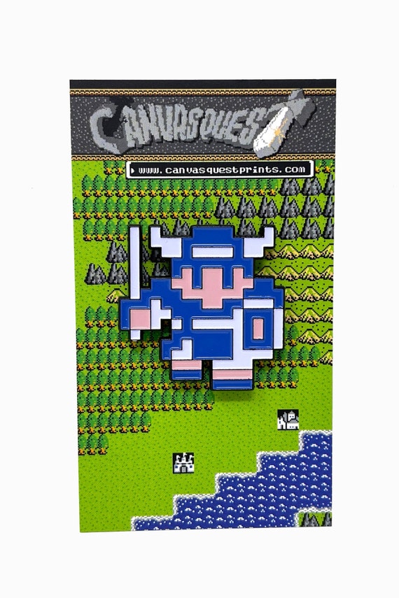 Dragon Quest Dragon Warrior for NES Famicom Hero 1.25 Enamel
