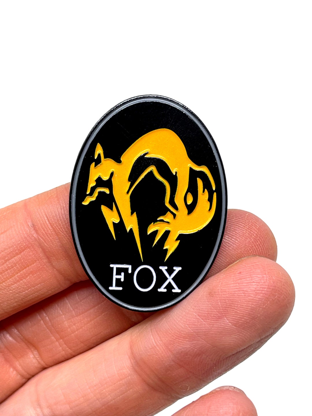 Metal Gear FOX Unit Emblem 1.5 Enamel Pin and Etsy Canada