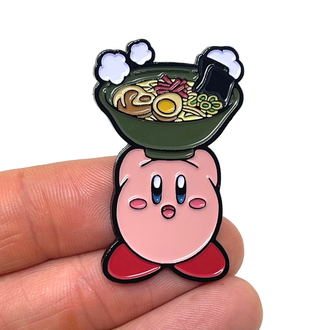 New! Kirby Game Character Pink Enamel Metal Pin set 5 pcs Kirby Nintendo  Game