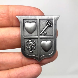 The Legend of Zelda for NES - box art emblem pin or magnet - available in antique silver, gold and nickel - NES retro gaming art