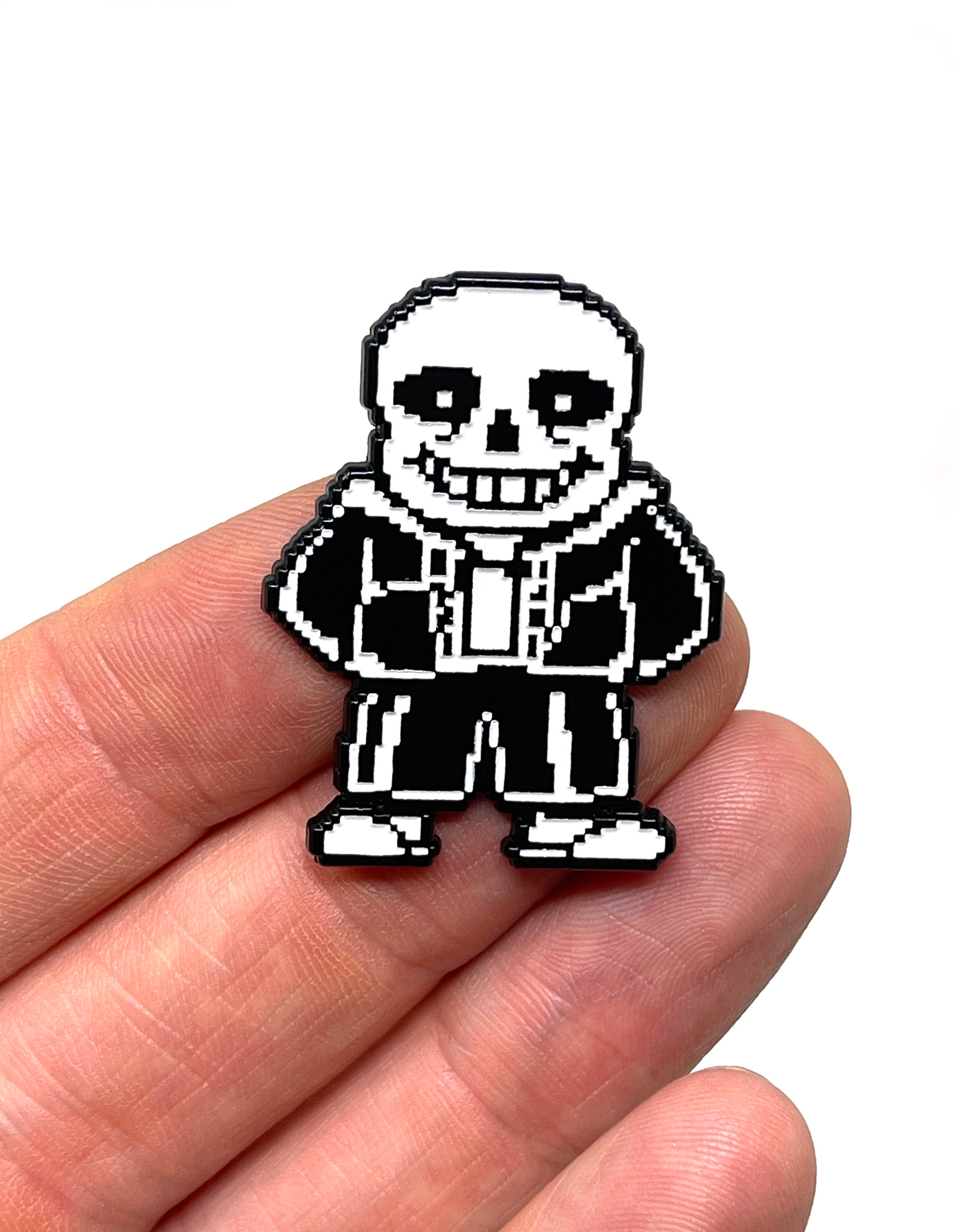 Game Undertale Sans Enamel Pins Pixel Cartoon Figure Pin Metal