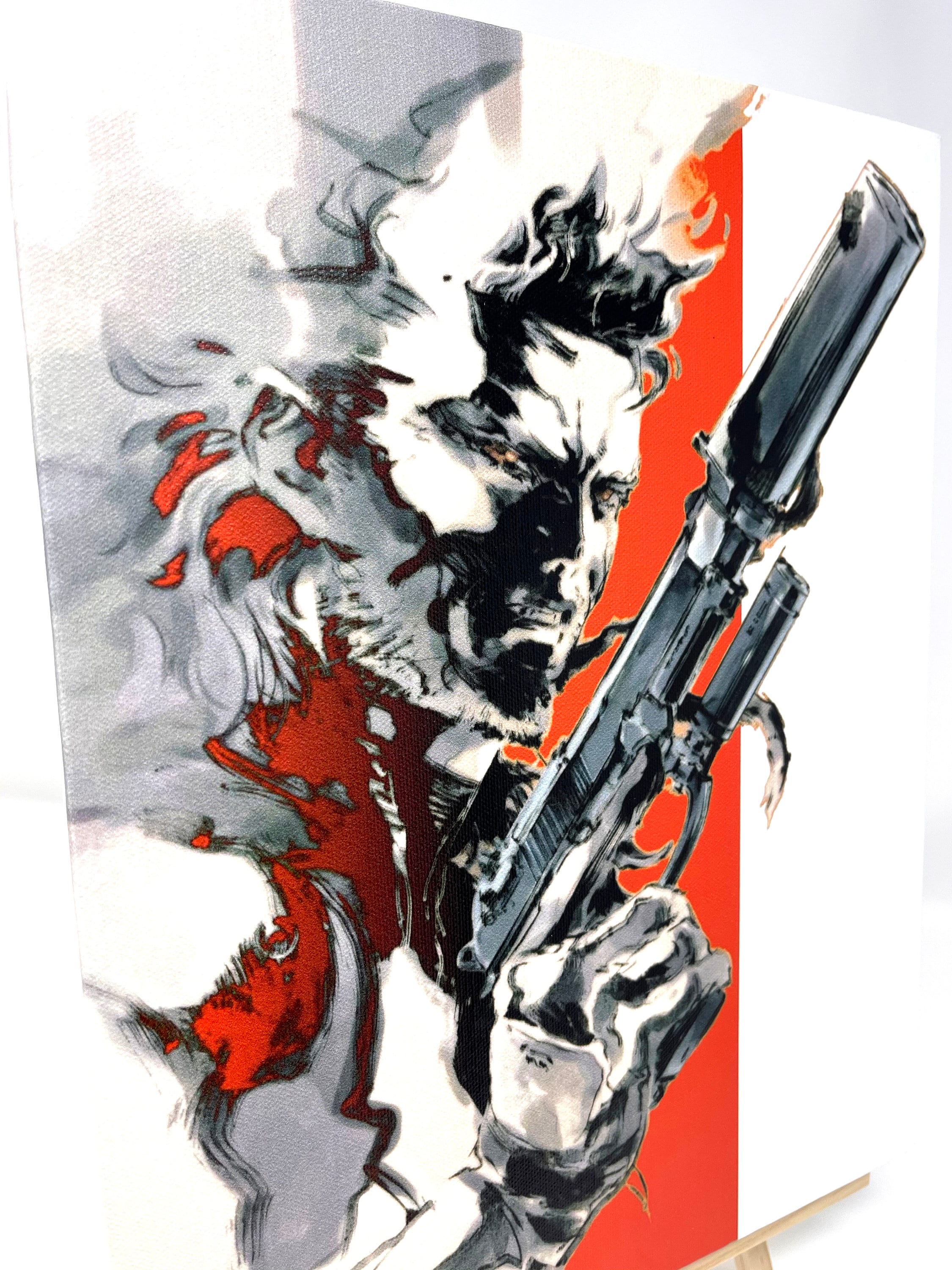 Metal Gear Solid 2 Cover Box Artwork the PS2 Classic Game Box 