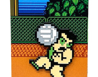 Super Dodge Ball for NES, Player Getting Hit in the Head With a