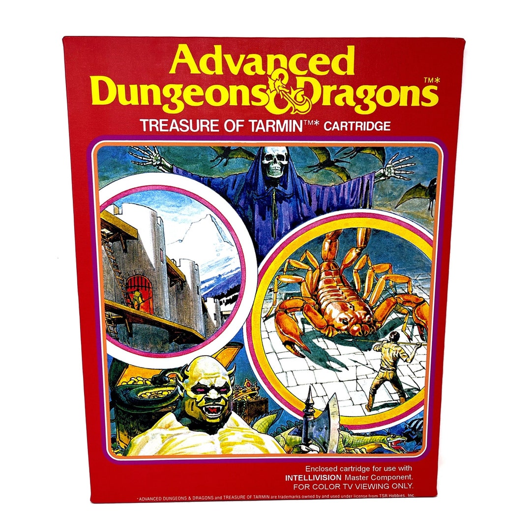 Advanced Dungeons and Dragons Treasure of Tarmin Etsy