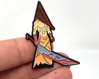 Silent Hill Pyramid Head Enamel Pin or Magnet Classic -  Singapore