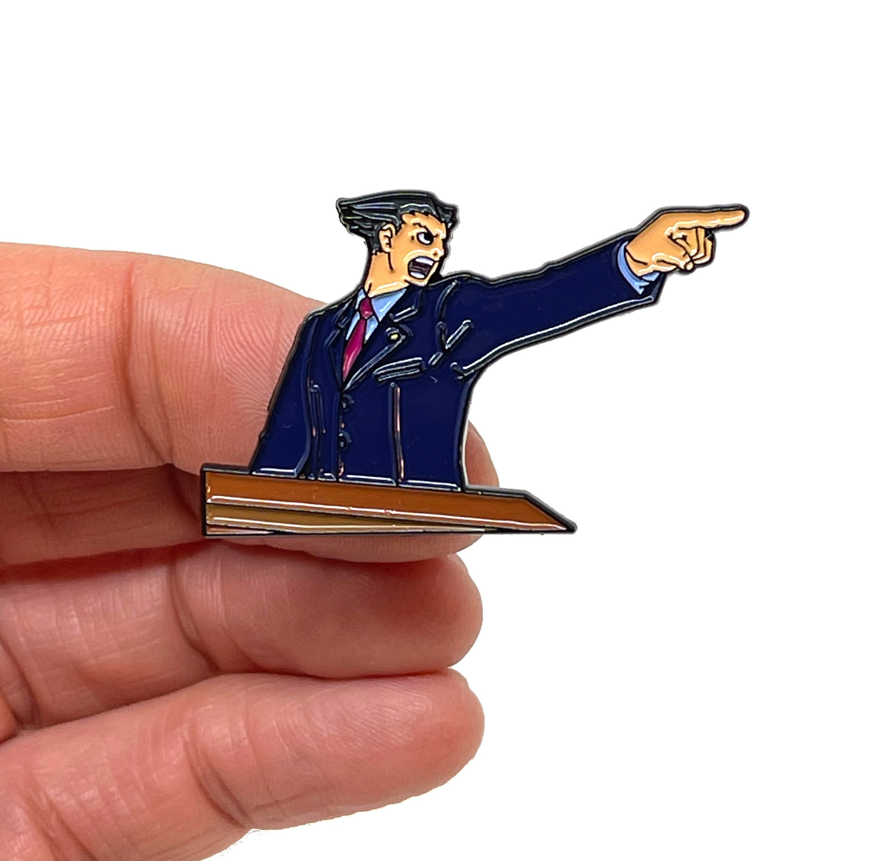 Ace Attorney Silver Badge Series Phoenix Wright Pin