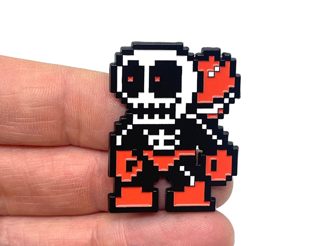 Game Undertale Sans Enamel Pins Pixel Cartoon Figure Pin Metal