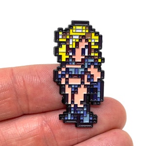 Chrono Trigger for SNES, Ayla 1.5” enamel pin and magnet - Classic SNES retro gaming art