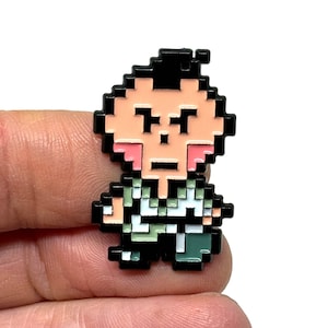 Earthbound for SNES, Poo 1.25” enamel pin and magnet - Classic SNES retro gaming art-  retro gaming art - retro gamer enamel pins