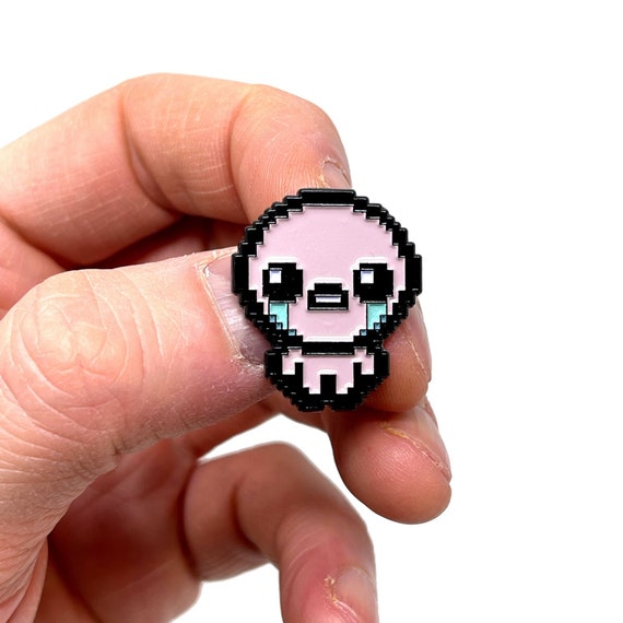 The Binding of Isaac, Isaac 1” enamel pin and magnet - retro game art - retro gamer enamel pins