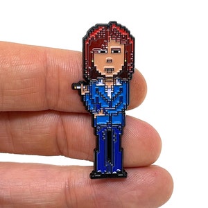 Thimbleweed Park, Special Agent Ray 1.75” enamel pin and magnet - Point and Click Graphic Adventure PC Retro Styled Gaming Art