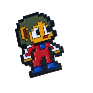 Alex Kidd in Miracle World for Sega Master System, Alex Kidd 1.5 enamel pin and magnet Classic SMS retro art retro gaming pin image 5