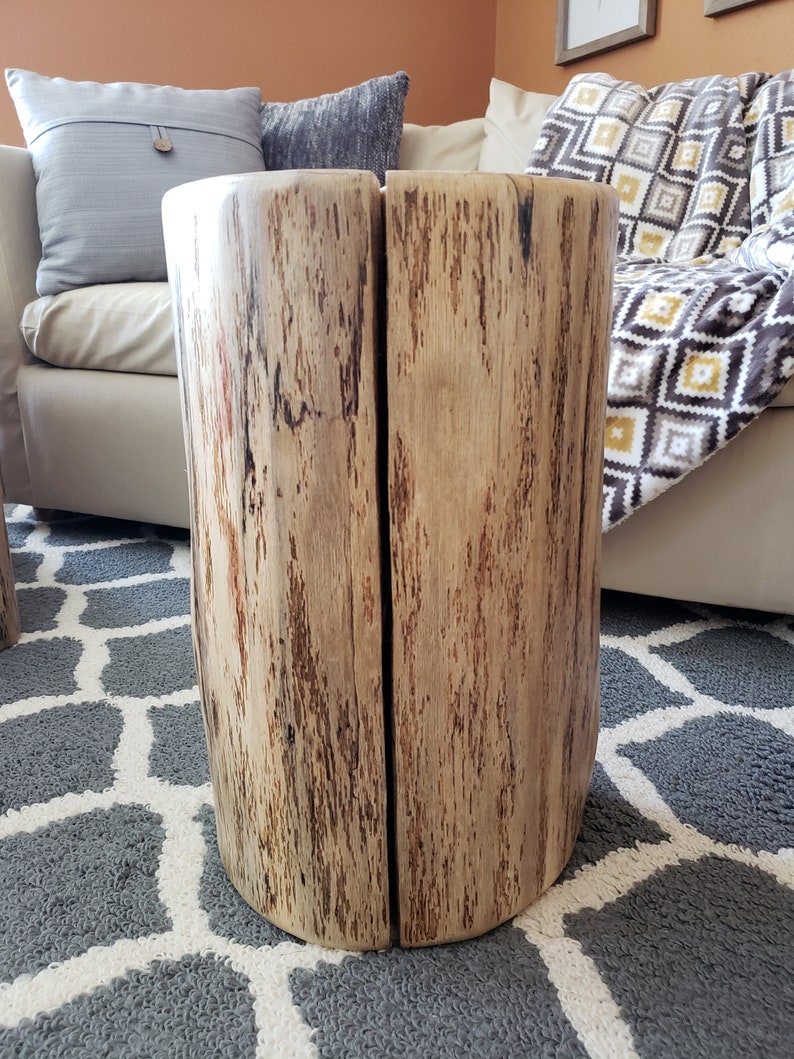 Log Table / Tree Stump / Side Table / Night Stand / Stool / Etsy