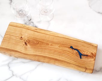 Tagliere per servire in ciliegio nero