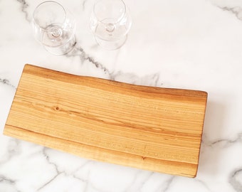 Black Cherry / Serving Board / Tray / Platter / Wood / Cheese / Charcuterie / Foodie Gift / Wedding Gift / Anniversary Gift / Tree Slice