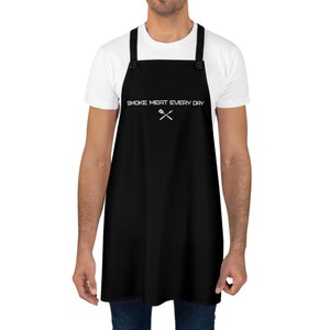 Smoke Meat Everyday Apron| Smoke meat everyday| smoke meat everyday grilling| grilling apron| Fathers day gift| gift for husband who grills