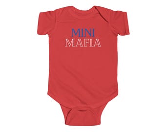 Mini Mafia Baby Shirt | Buffalo Football Kids Tee | Buffalo Mafia Toddler Shirt | Buffalo Fan Baby Gift | Game Day Kids Shirt