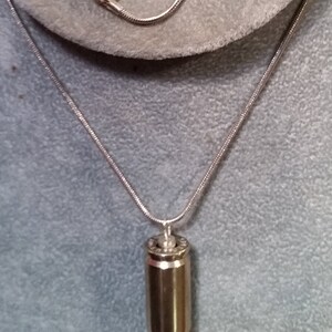 Bullet Necklace (Assorted Calibers) - Qty: 1 pc - Flat shipping, any quantity