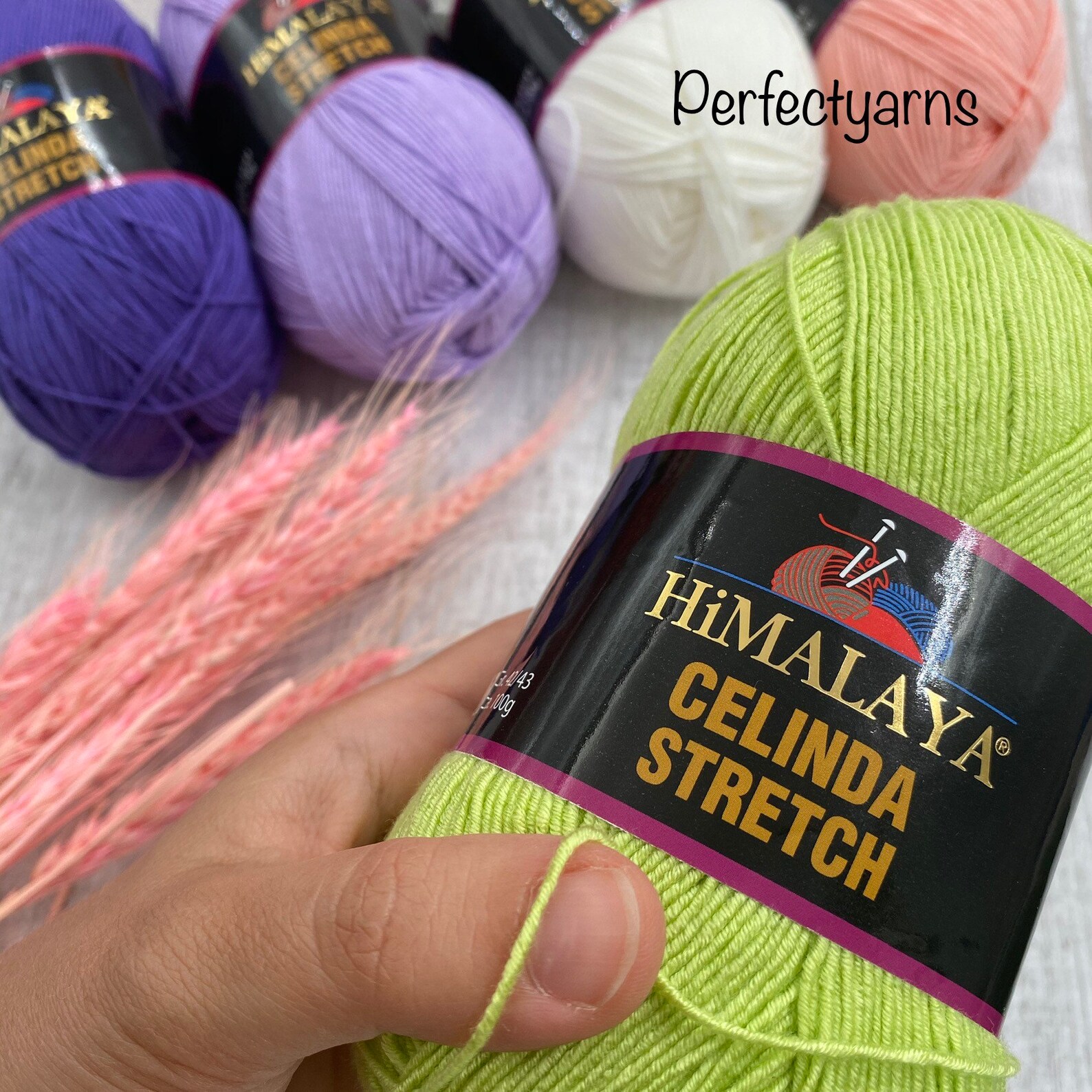 Himalaya celinda Stretch Yarn Elastic yarn 100 grams 430 Etsy