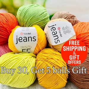 YarnArt Jeans - Knitting Yarn, Baby Yarn, Amigurumi Yarn
