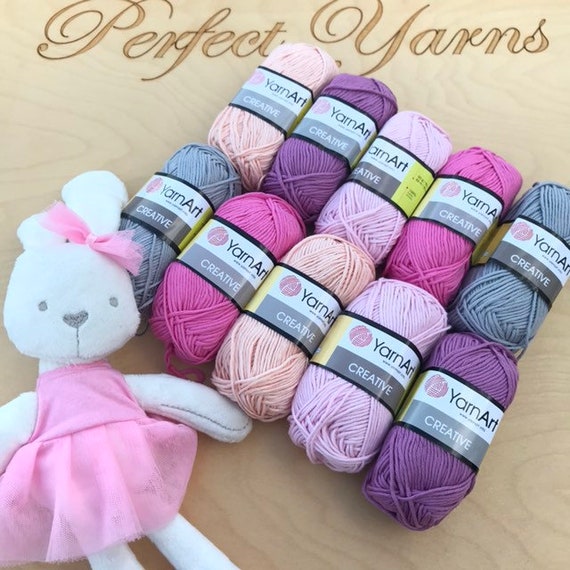 Yarnart Jeans Plus Yarn, Cotton Yarn, Knitting Yarn, Crochet, Soft