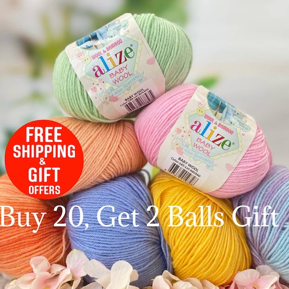 Alize Baby Wool Baby Wool Gradient Soft Baby Yarn Blanket Yarn