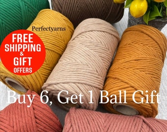 Macrame Yarn Cord Rope