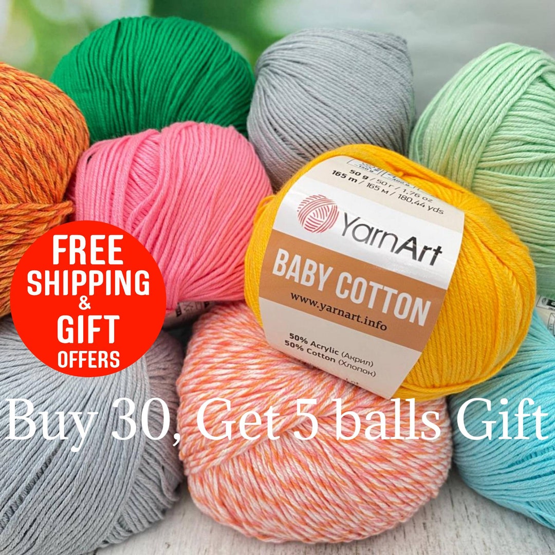 Yarnart Baby Cotton Yarn Cotton Crochet Yarn Amigurumi Toys Etsy