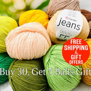 Yarn, Acrylic Yarn, Lightweight & Soft Yarn, Knitting Yarn