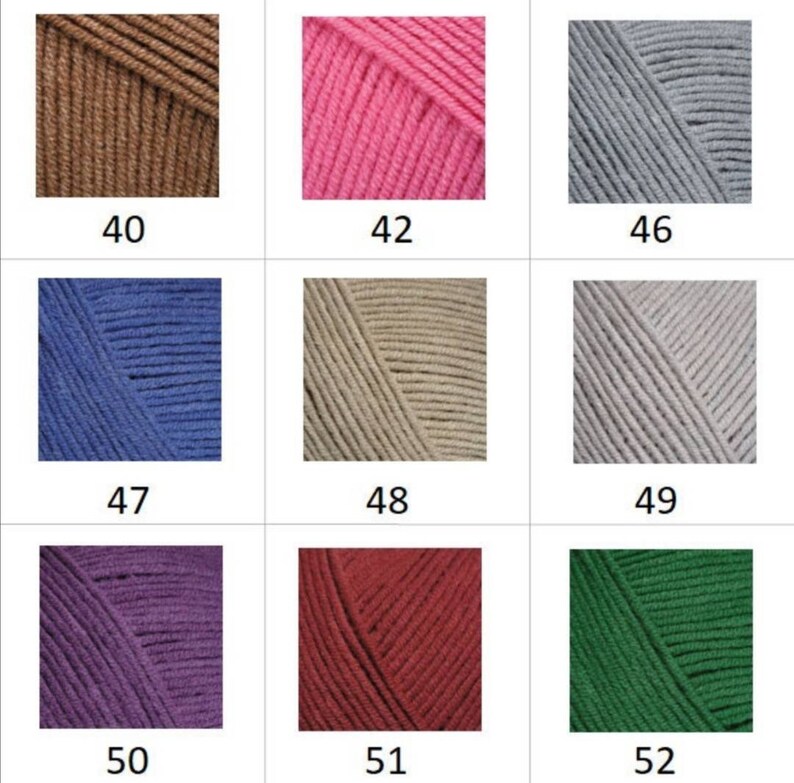 Amigurumi Soft Cotton Yarn Yarnart Jeans Crochet Baby Yarns Etsy