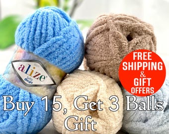 Fils de jouets de poupées Amigurumi en coton doux, fil Yarn Art Jeans, fil amigurumi plein de couleurs, YarnArt Jeans, cadeau de Noël