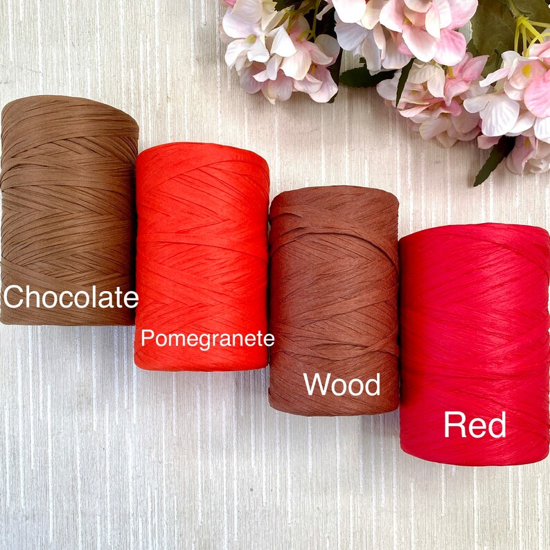 Raffia Yarns Crochet Raffia Yarn Raffia Bag Yarns 140 Gr Etsy