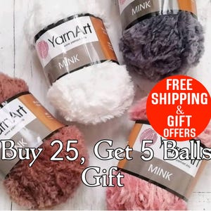 Soft baby amigurumi yarns, Yarnart Mink, Baby yarn, soft yarn, toy yarn, amigurumi yarn, turkish yarn, puffy yarn, home textile yarn, yarns