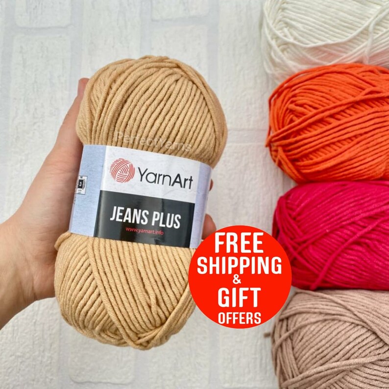 YarnArt Jeans in USA Soft yarn Crochet yarn Baby Yarns Amigurumi Cotton