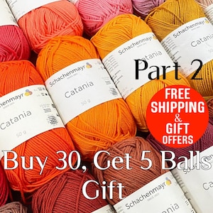 Amigurumi yarns, Cotton mercerized, catania Amigurumi yarn, amigurumi pattern, Baby Yarn, mercerized yarn, Part 2,Code 380 To 22021